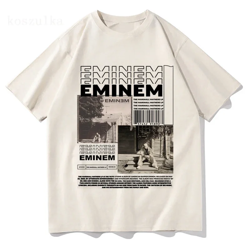 Eminem New Album Houdini T Shirt 2024 Fashion Men/Women Aesthetic Tshirt Unisex High Quality Streetwear Vintage Cotton Shirts