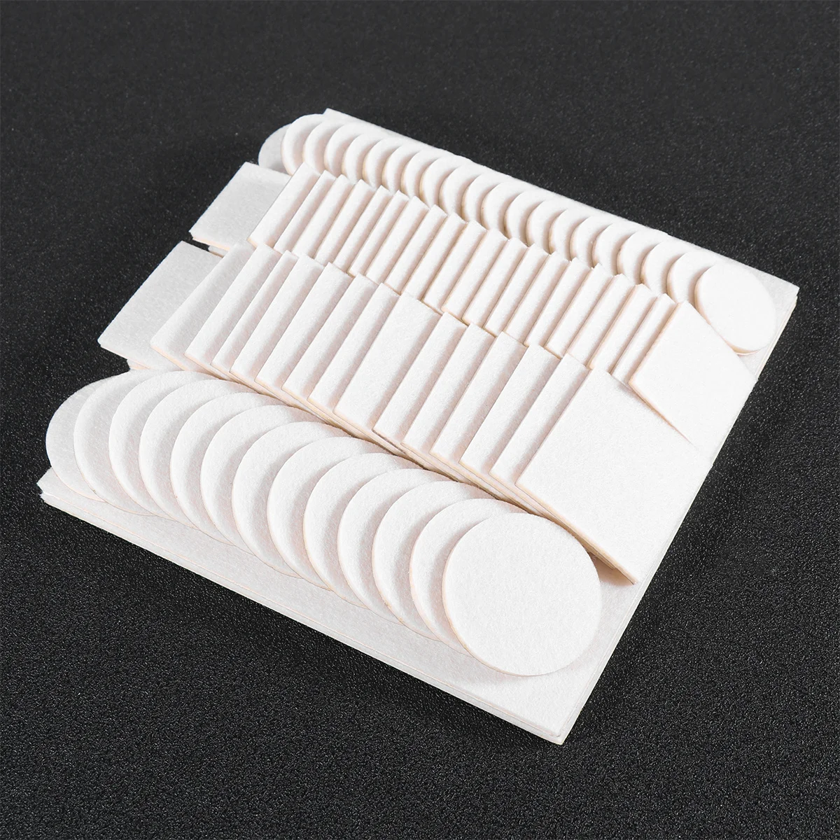 

80Pcs Furniture Anti-Skid Felt Pads Thickened Self-Adhesive Protection for Chair Table Legs Floor Covering Chair Sticker