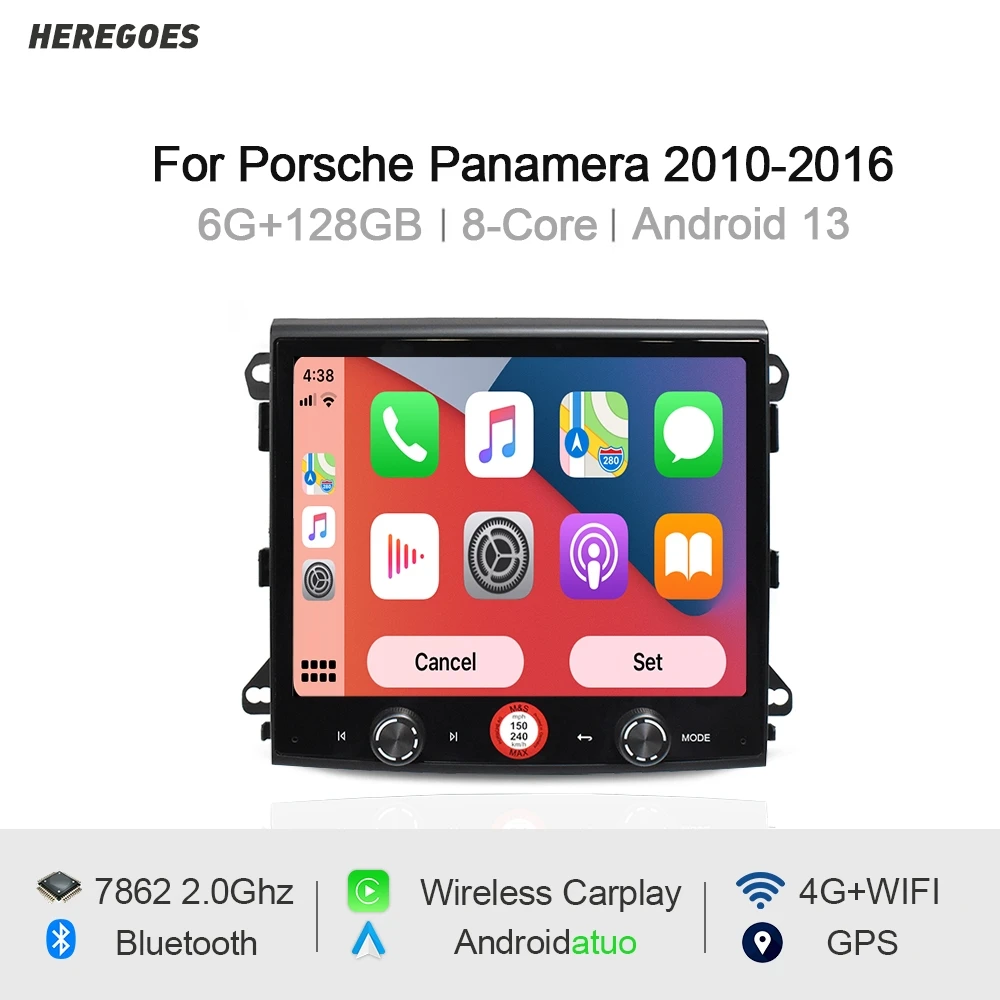 

Автомобильный радиоприемник на Android 13 6G + 128G для Porsche Panamera 970 2010-2016, навигация, стерео, GPS, Беспроводной мультимедийный плеер для CarPlay, Wi-Fi