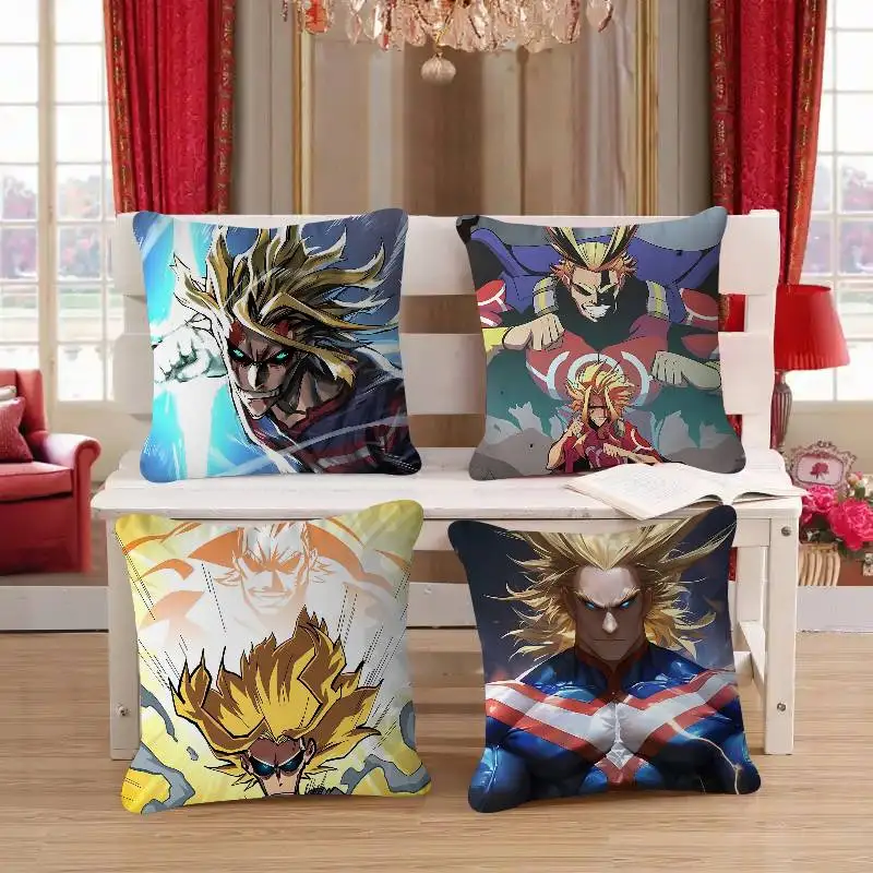 

Anime All Might Cushion Cover Decorative Pillow Sofa Home Decor Case Pillow Cases