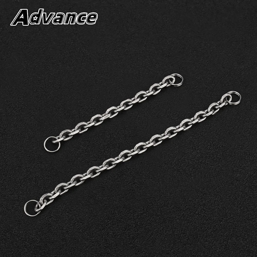 10cm/15cm Short Titanium Alloy Chain DIY Connection Keychain Outdoor Tool EDC