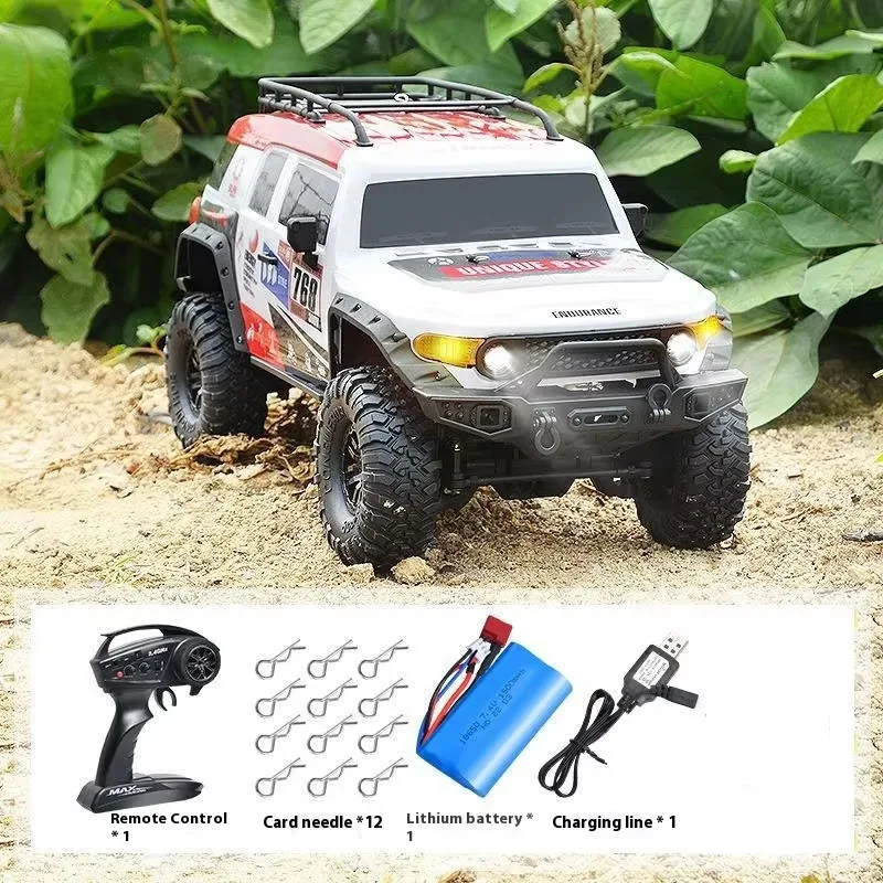 Huangbo 1:10 simulação em escala completa 2.4g controle remoto profissional rc tração nas quatro rodas brinquedo modelo de veículo de escalada off-road