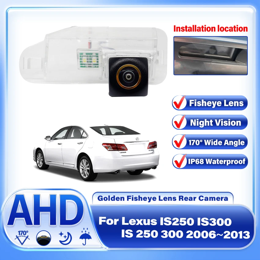 170° Car Reversing Parking Camera Rear View Wide Angle Camera AHD CCD Night Vision For Lexus ES350 ES240 ES 350 240 GS300 GS 300