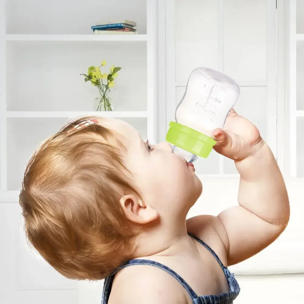 Infant Baby Mini Portable Feeding Nursing Bottle BPA Free Safe Newborn Kids Care Feeder Fruit Juice Milk Bottles 60ML