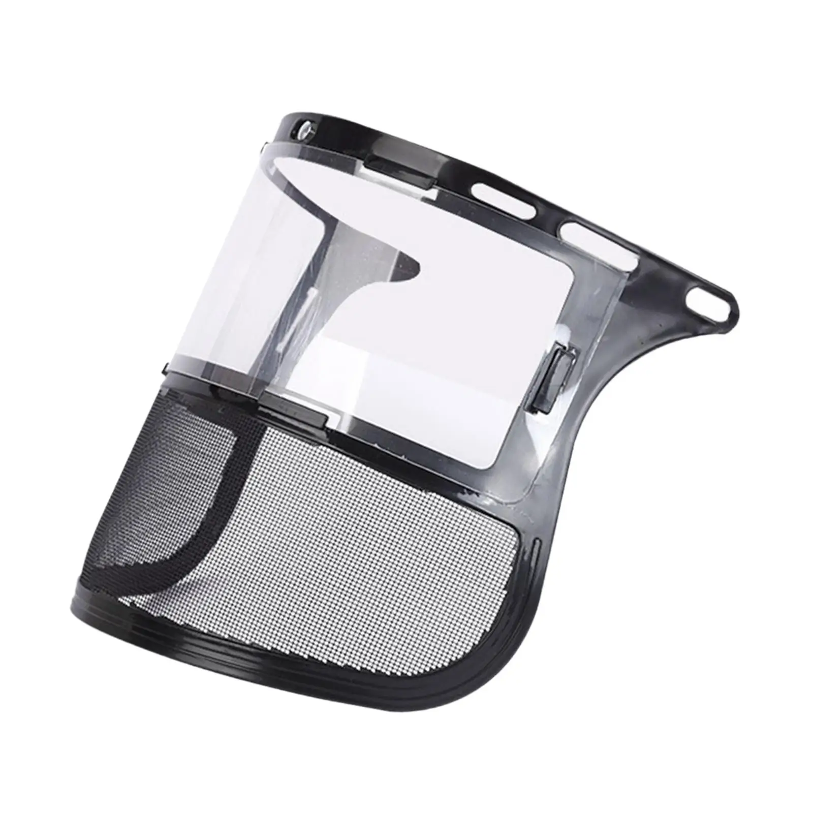 2x Chain Saw Face Shield Hat Sturdy, Guards Forestry Face Shield Chain for Farming Weeding