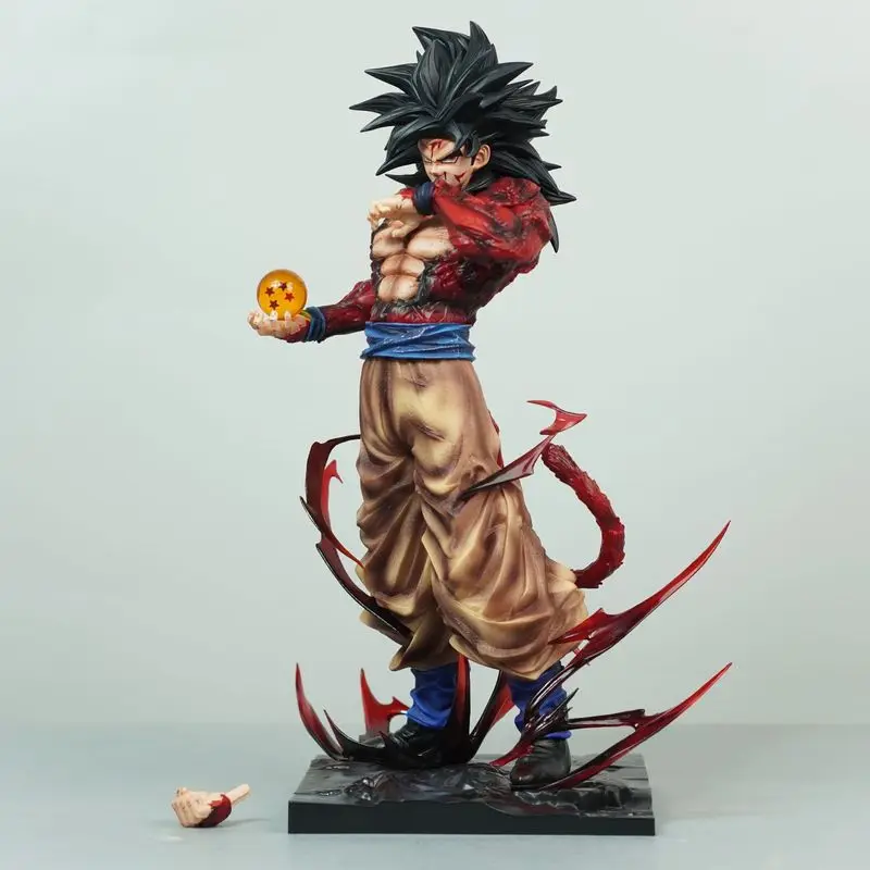 Dragon Ball Super Saiyan 4 Goku Figur Neue Edition GK Statue Sammlerstück Anime-Modell Desktop-Dekoration Geschenk für Fans
