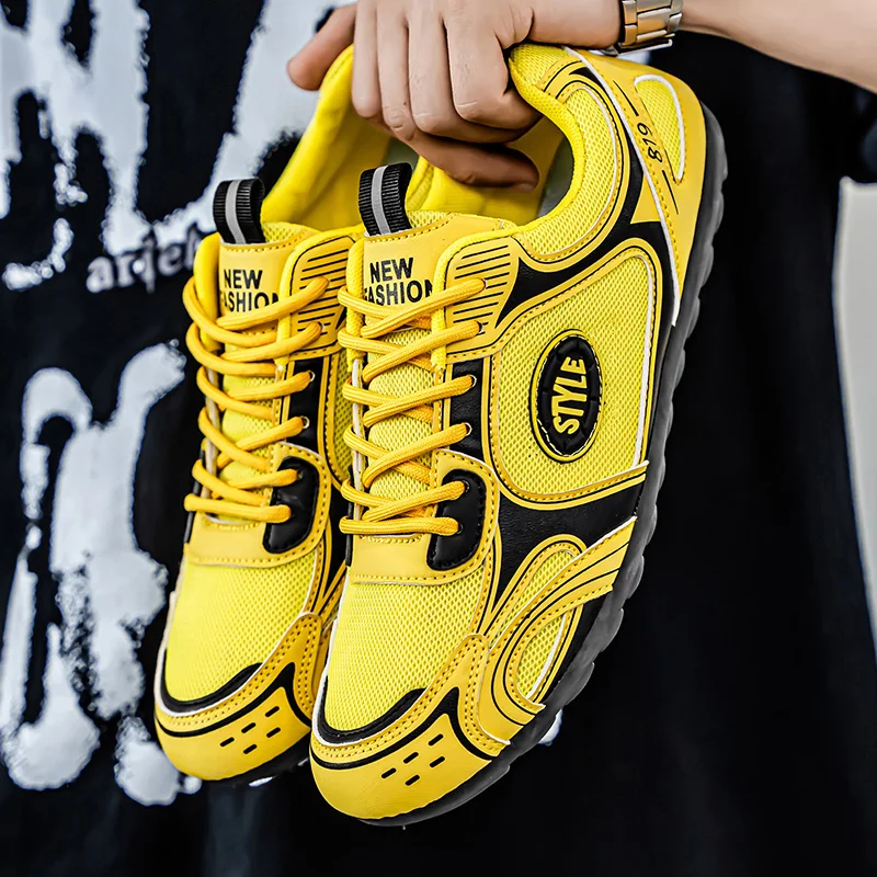 

2025 Новая дышащая повседневная спортивная трендовая модная качественная уличная легкая мужская обувь, тренд