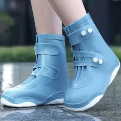 Women's Waterproof Shoe Cover Silicone Rainshoe Cover Outwear Anti Slip Thickened and Durable Rainshoes on Rainy Days Rainshoes