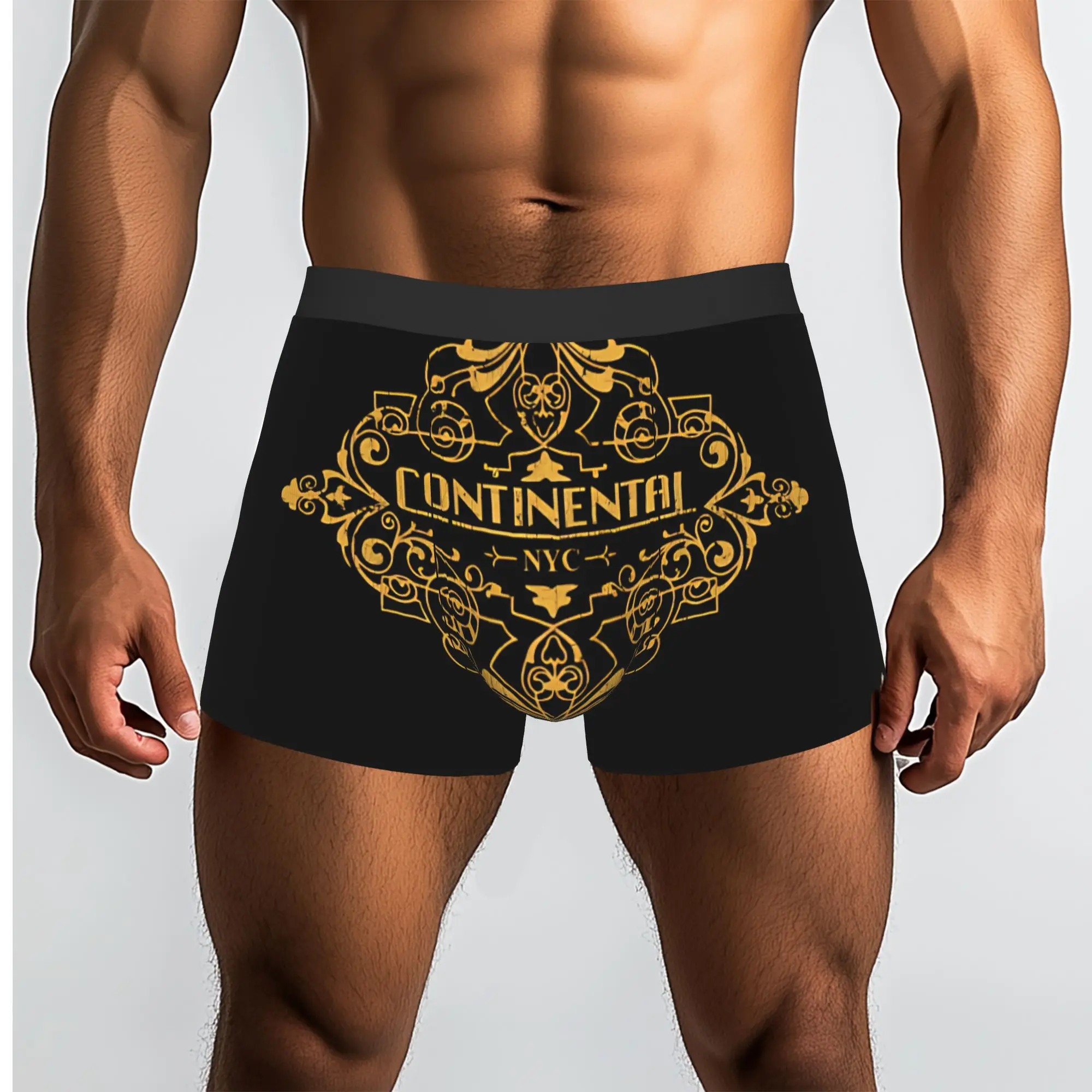 Continental  Hotel  John Wick Underpants Homme Panties Men's Underwear Ventilate Shorts Boxer Briefs
