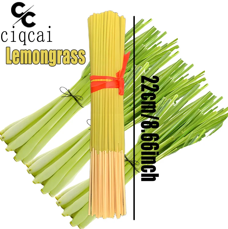 Lemongrass Natural Incense Sticks, 22cm Long High-Quality Handmade Lemongrass Aroma Sticks, Made from Pure Lemongrass Powder, with a Rich and Long-Lasting Fragrance, Suitable for Yoga, Meditation, Camping, Tea Rooms, and Home Decoration