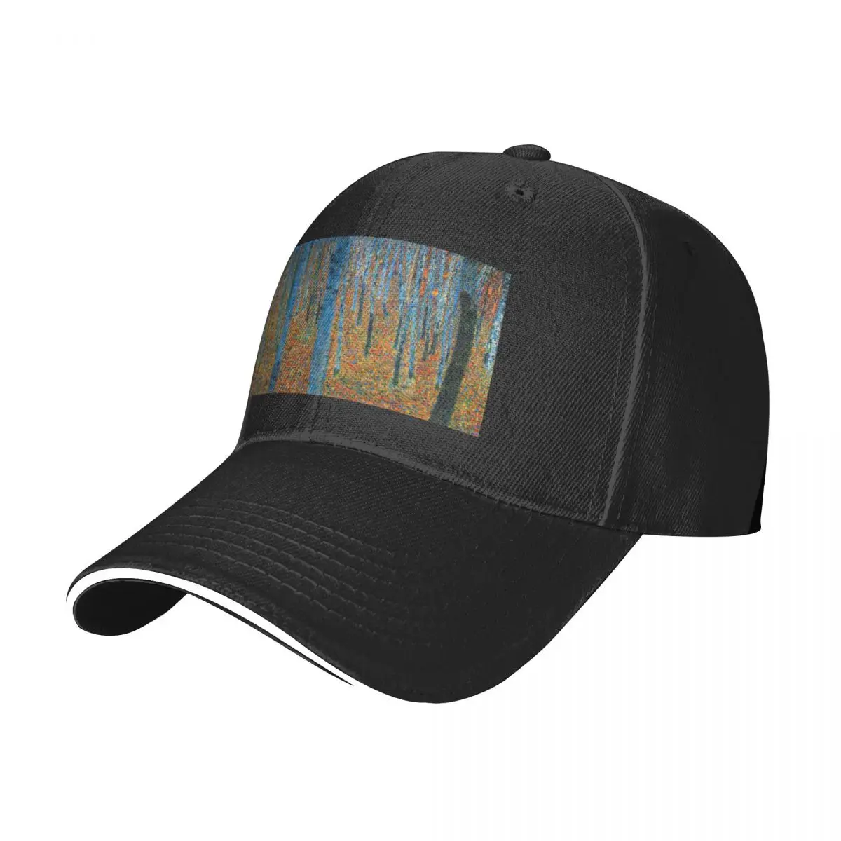 GUSTAV KLIMT HD - Gustav Klimt's Beech Grove I (1902) famous painting Baseball Cap Ball Cap Hip Hop Sunscreen Men Hats Women's