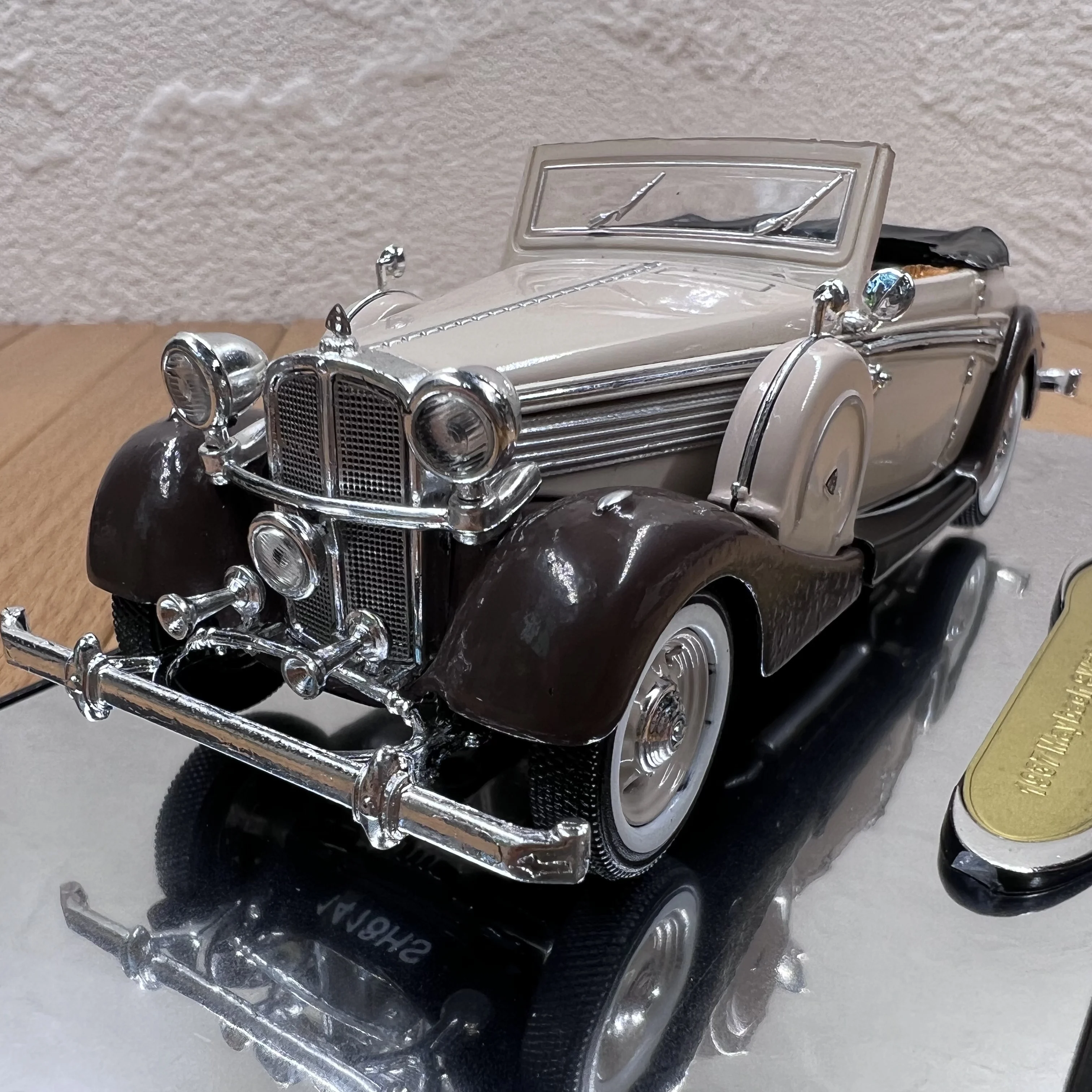 

Масштаб 1:43, Maybach Sw38, классический винтажный автомобиль, модель из сплава, орнамент, трансформируемая сцена, коллекция, подарок