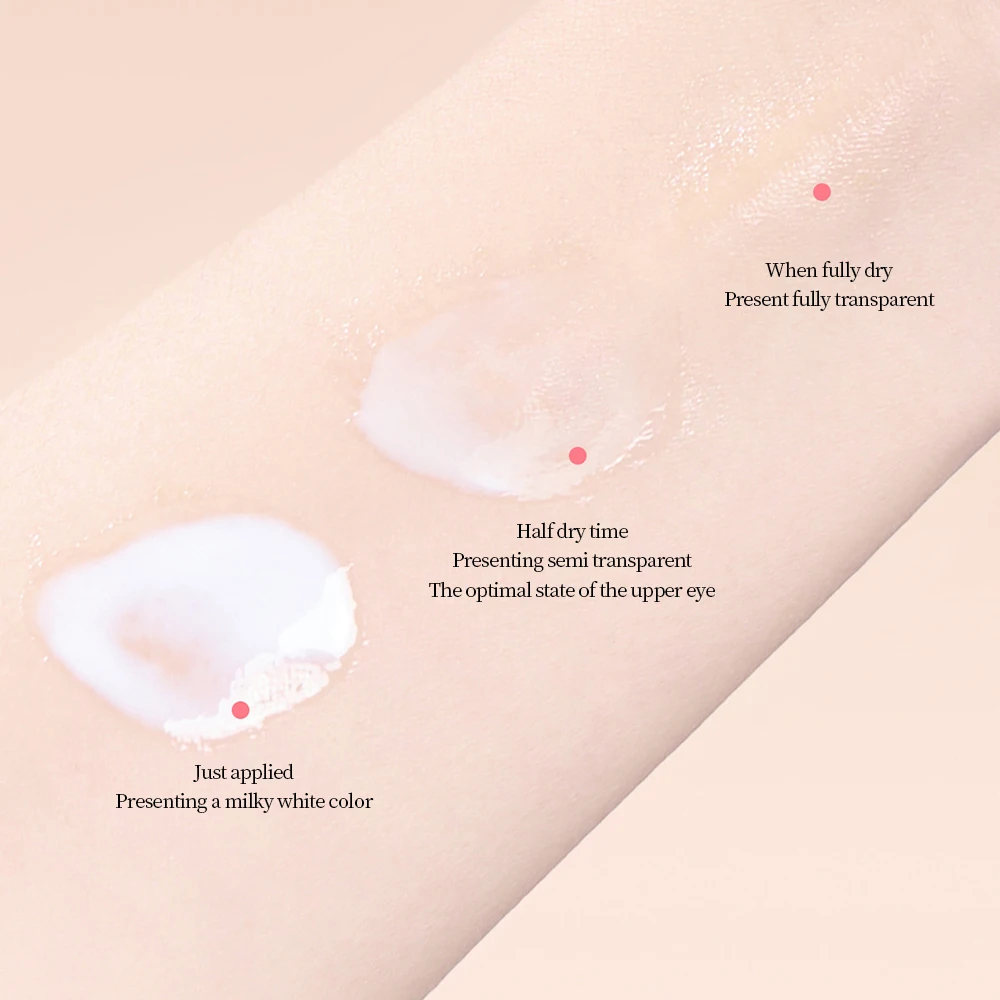 BQI Quick Drying False Eyelashes Glue, Mild Non-Irritating &Transparent & Waterproof Sweatproof False Eyelashes Glue Adhesive