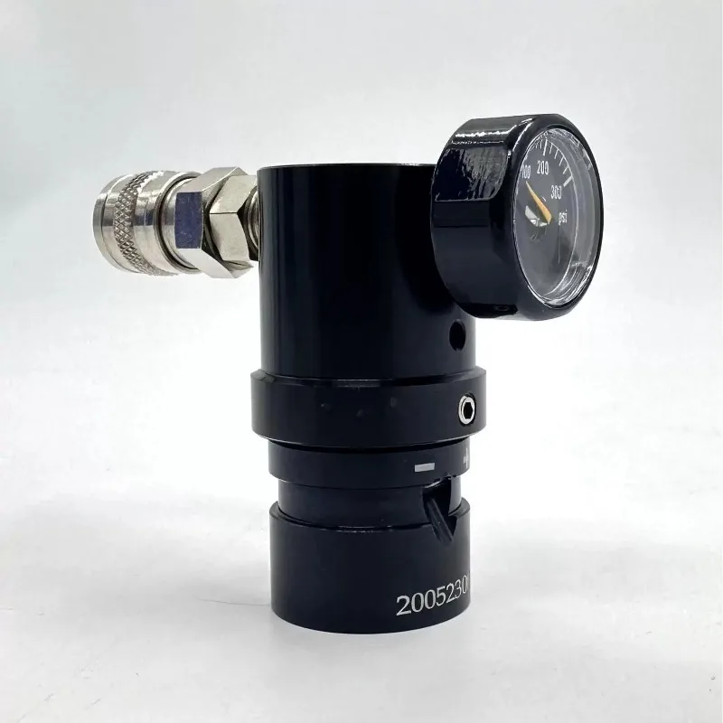 KLF20-05 Mini Air Pressure Reducing Valve, Aluminum Adjustable Regulator for CS Game Air Cylinder