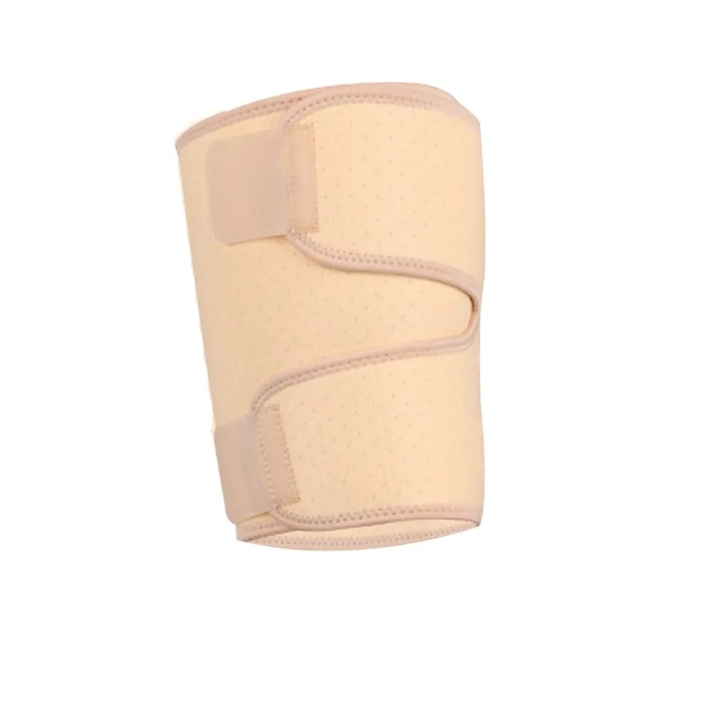 Tirantes de compresión ajustables para hombre y mujer, soporte para músculos fijos, transpirable, manga para la parte superior de la pierna, 1 ud.