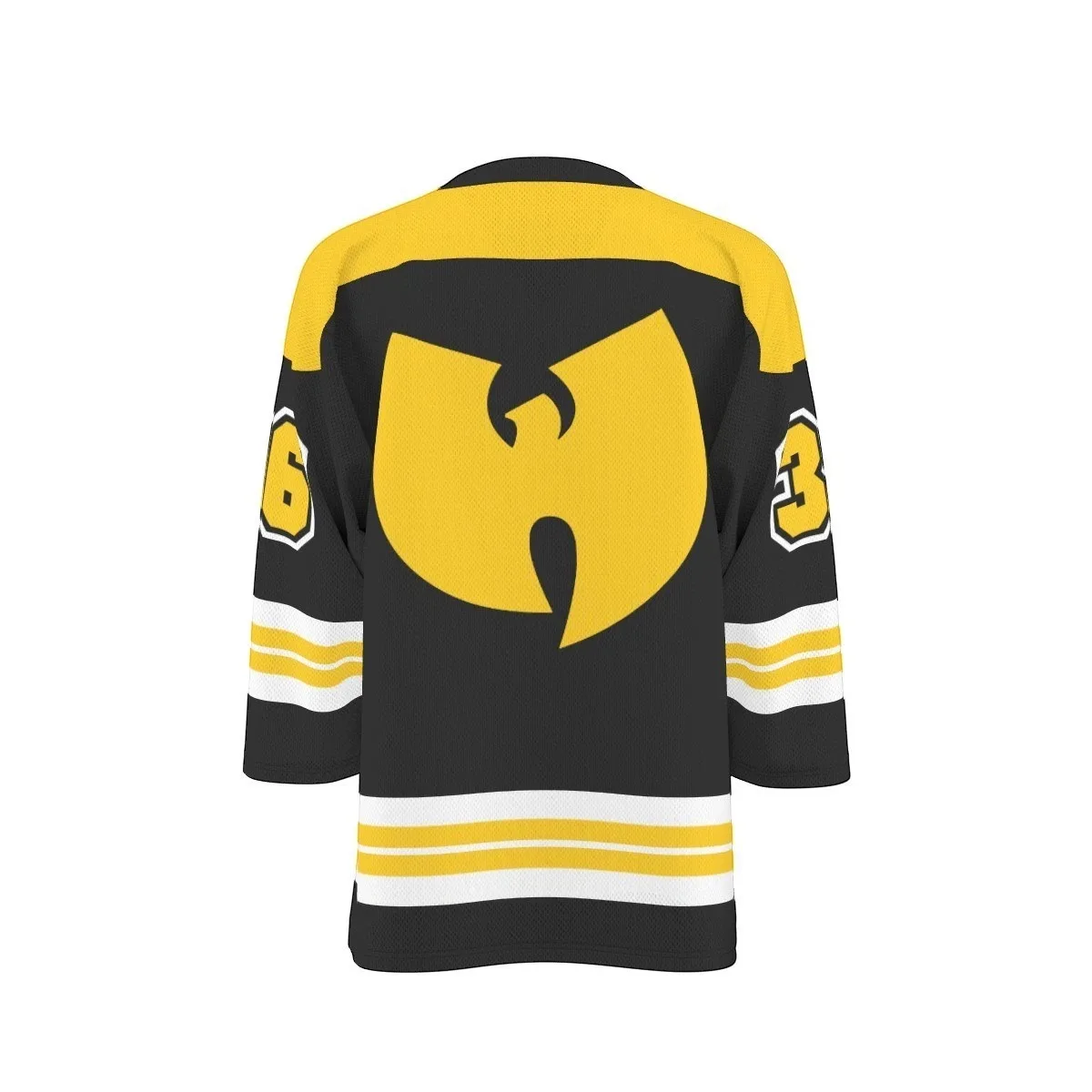 Wu-Tang Clan Hip-Hop-Band Forever 36 Hockey-Trikot, Herren- und Damen-Sport-Langarm-T-Shirt, atmungsaktives, schnelltrocknendes Oberteil. – Detail 4