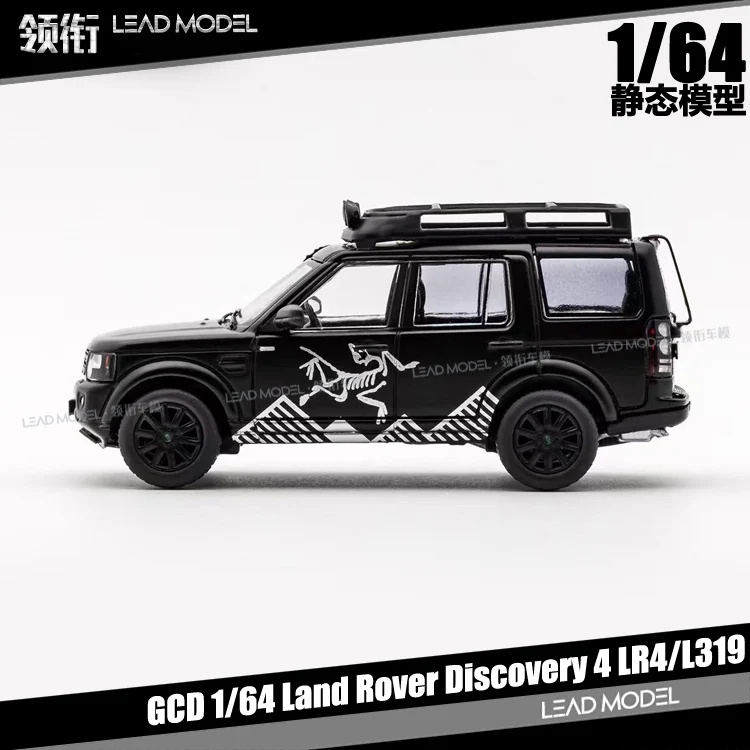 GCD 1/64 Discovery 4 Matte Black latte limited 600pcs Collection die cast alloy car model decoration gift