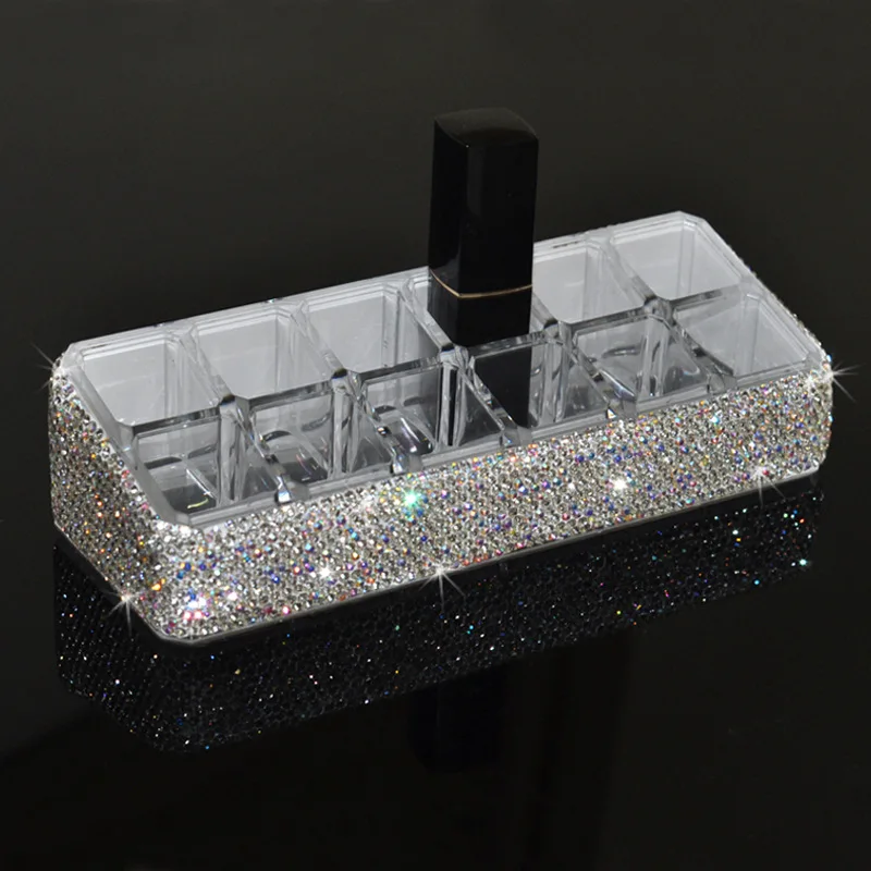 16/12/9 Grids Lipstick Stand Case Acrylic Makeup Brush Organizer For Jewelers Display Holder Cosmetic Jewelry Beauty Storage Box