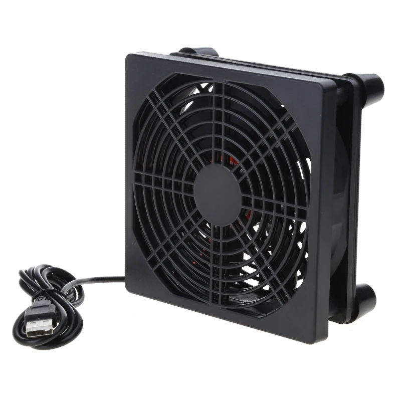 120mm 5V USB Powered Fan Cooling for Router Modem Box Router Cooling Case Fan for Cooling Various Electronics Device