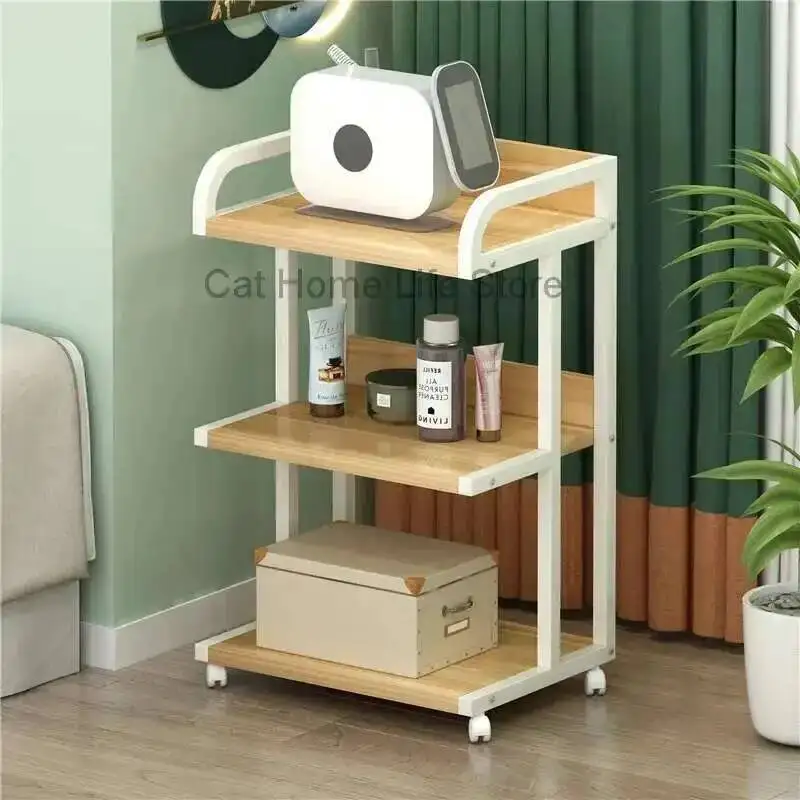 Hairdressing Cart Salon Trolley Tools Auxiliary Work Eyelash Nails Roulette Storage Folding Trolleys Wheels 2-tier Lashista Gold
