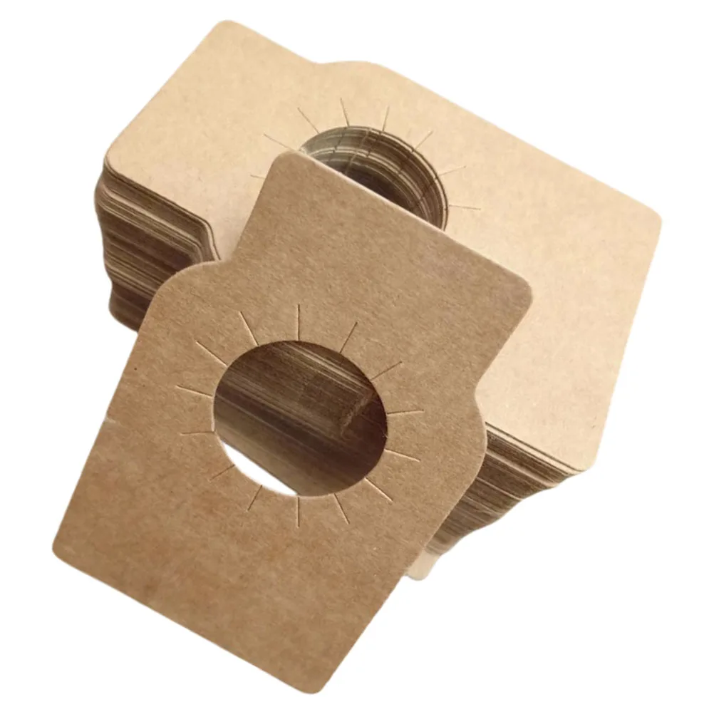 

200 Pcs Double Side Bottle Labels Blank Kraft Paper Tags Reusable Hanging Bottle Neck Cellar Id Display Labels
