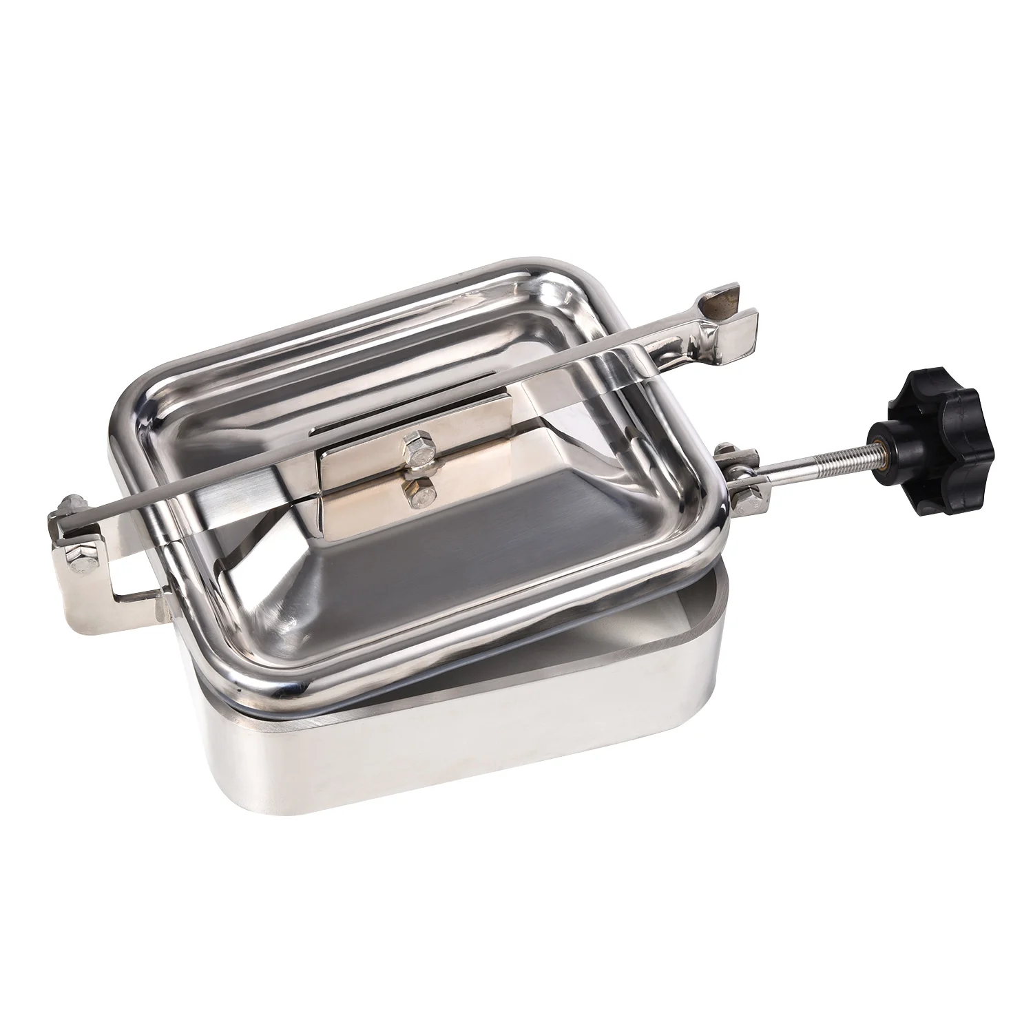 Food Grade SS304 SS316L Stainless Steel Tank High Pressure Square Manway