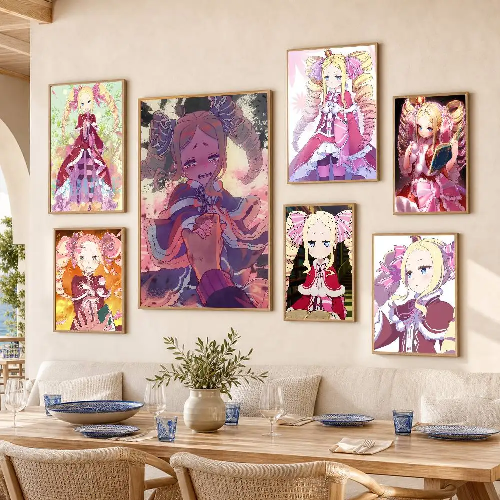 Beatrice Waterproof Self-Adhesive Wall Poster for Bedroom Living Room Home Decor