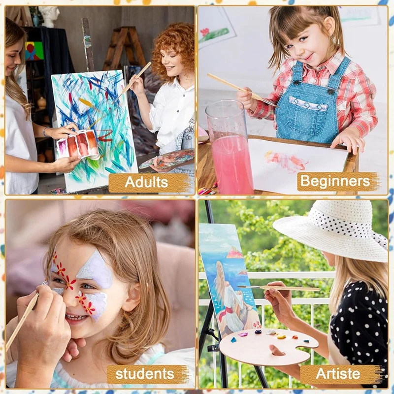 Ensemble de pinceaux de peinture à pointe fine, mini pinceaux modèles, artisanat facile à utiliser, 11 pièces