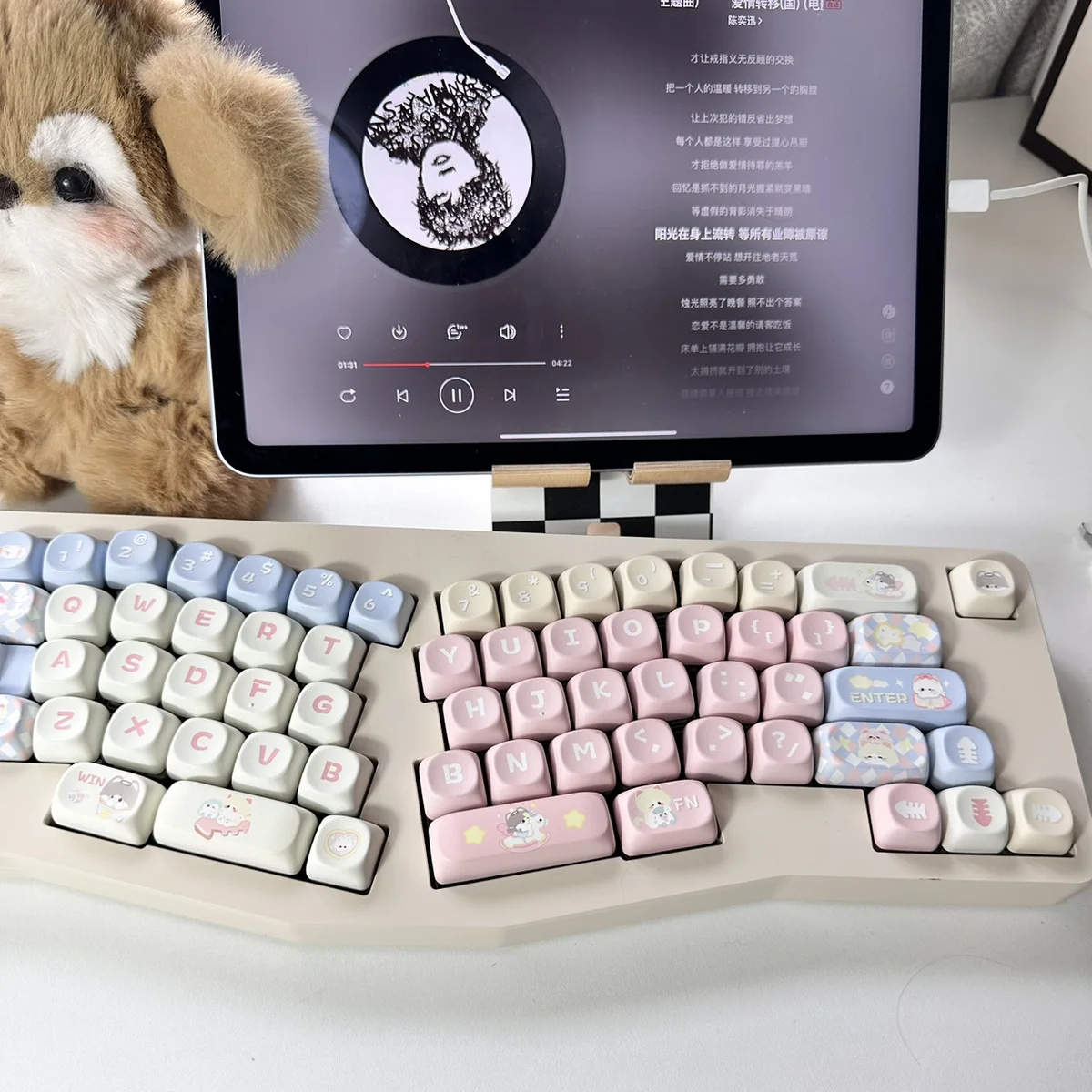 Meow-PBT素材の昇華型キーボードキャップ,DIY,138キー,ほとんどのメカニカルキーボードに適しています