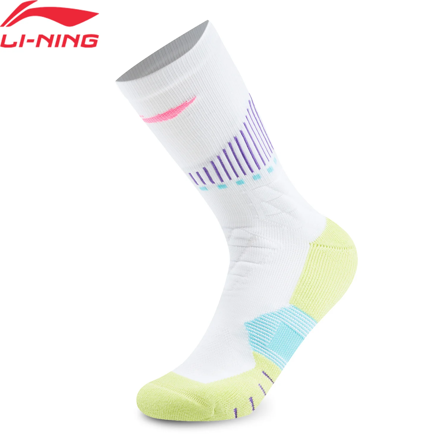 

Li-Ning Unisex Basketball Socks LN BACTERIA PROOF 22-28cm Comfortable Cushioning LiNing Sports Socks AWLV079 ﻿