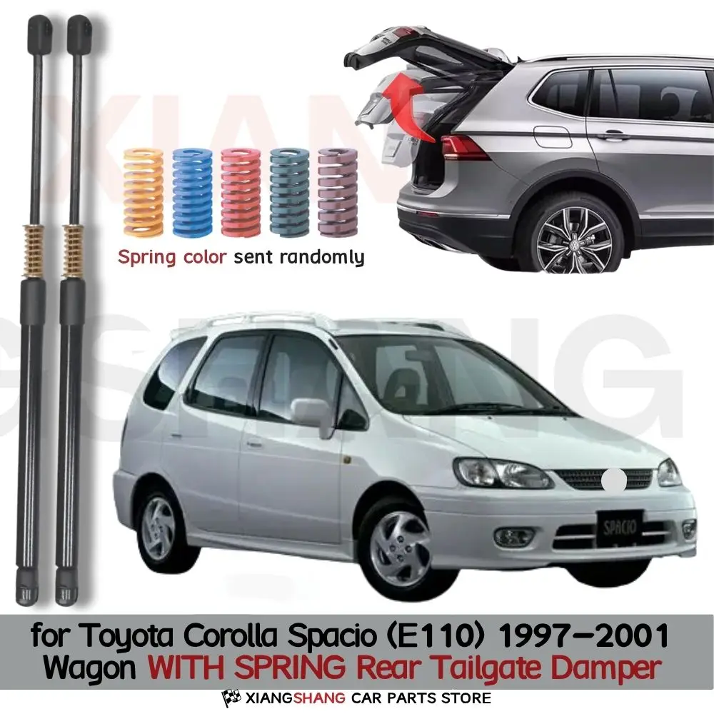 

Auto Pop-Up Trunk Struts for Toyota Corolla Spacio (E110) 1997-2001 Automatic Opening Gas Lift Supports with Springs Boot Struts