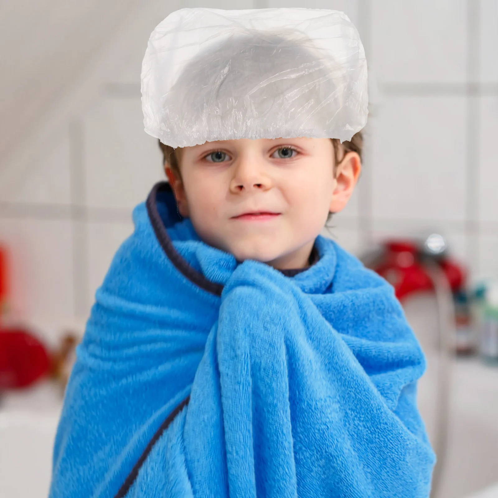 

100Pcs Disposable Elastic Food Covers Stretchable Wraps for Fruits Leftovers Home Kitchen Use Disposable Wrap Bowl Cover