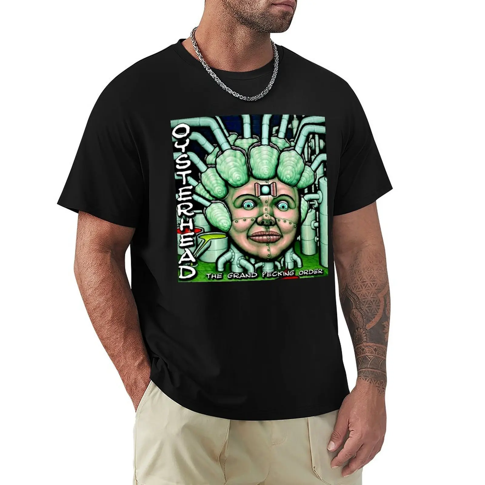 

Oysterhead rock band T-Shirt Big and Tall Gym T-Shirt