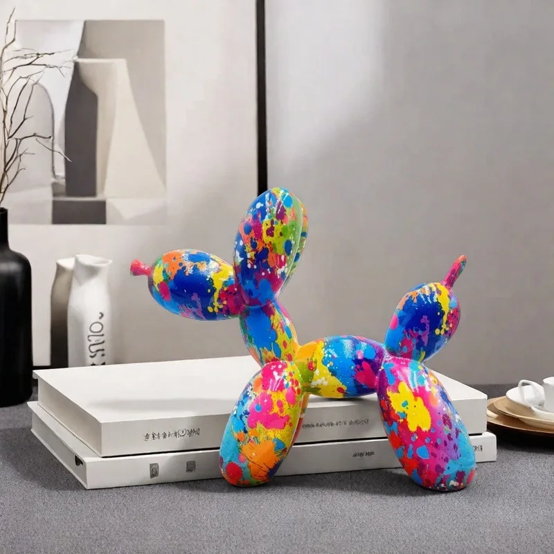 

Creative Balloon Dog Decoration Color Resin Crafts Entrance TV Cabinet Premium Soft Decoration Home Premium Decoration