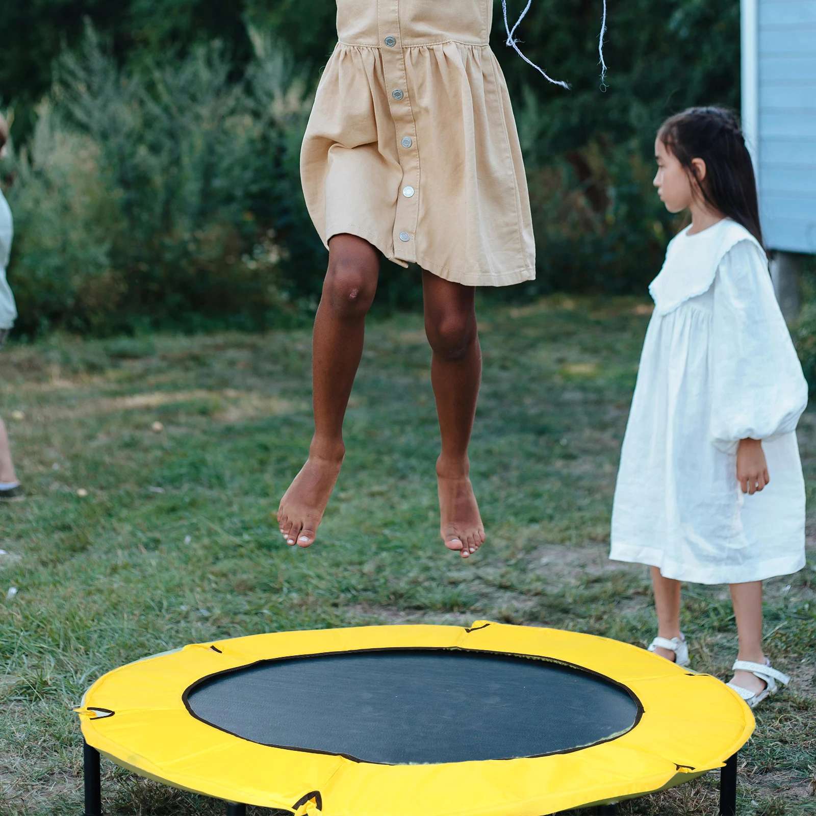 

1pc Trampoline Cover Round Safety Protective Frame Oxford Cloth Pad Child Universal Trampoline Pad Small Safety Guard