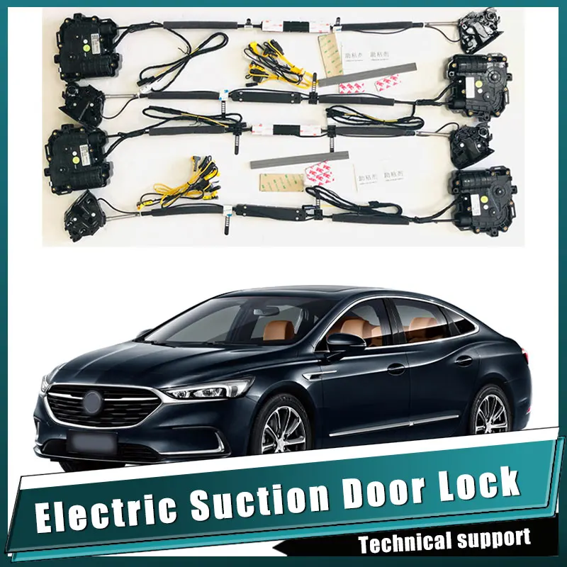 

For Buick LaCrosse 2019~2023 Car Soft Close Door Latch Pass Lock Actuator Auto Electric Absorption Suction Silence Closer