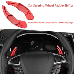 Steering Wheel Paddle Shifter Extension For Ford Mondeo MK5 Wagon Taurus S-MAX Galaxy Edge Sport Fusion DSG Stickers Styling