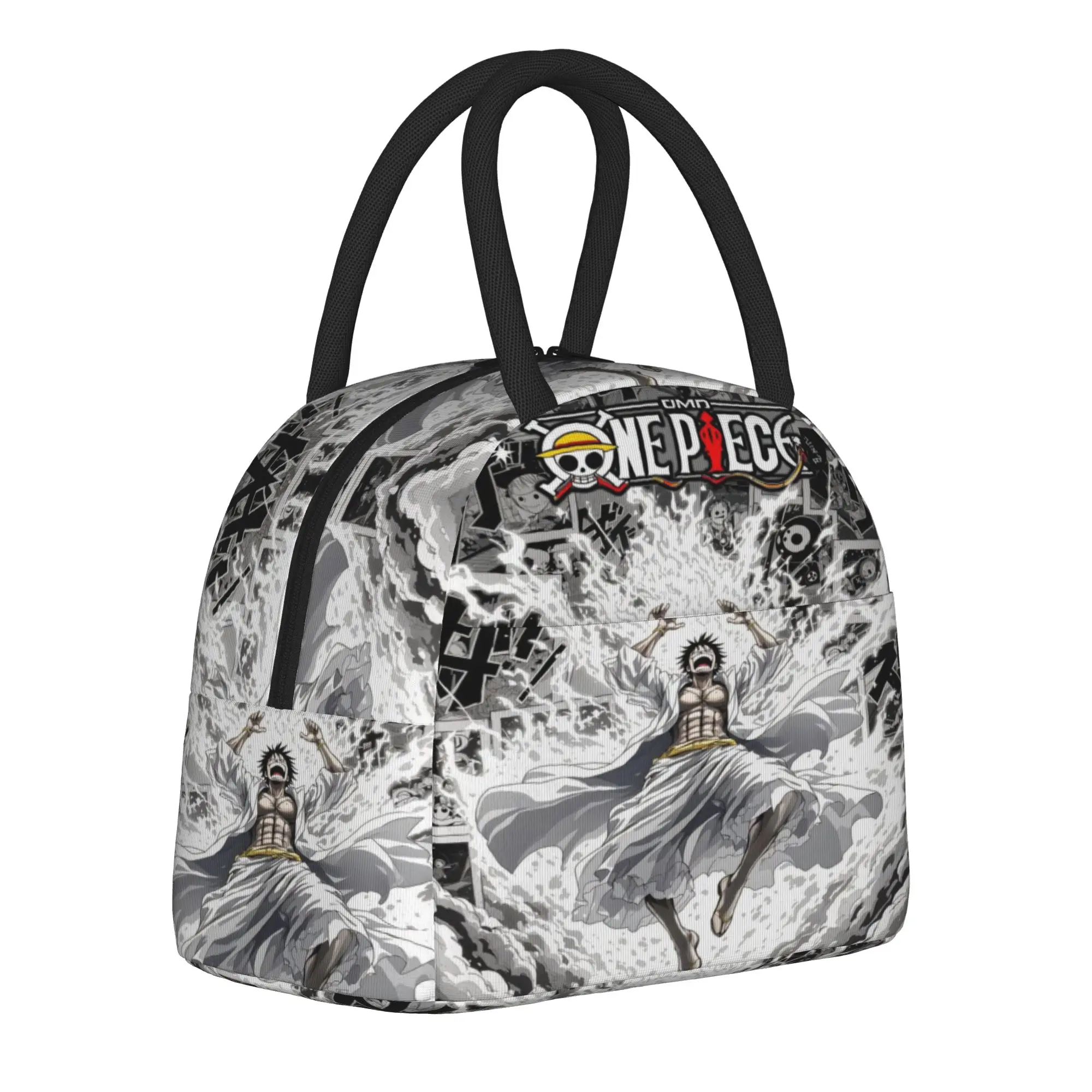 

LUFFYS o-one-piece-e Merch Insulated Lunch Tote Bag For School Office Food Storage Bag Portable Cooler Thermal Lunch Box