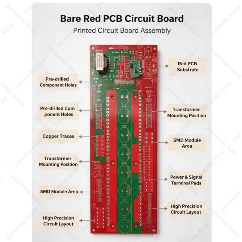 Pure Sine Wave Inverter Mainboard Semi-finished 24 Tubes, Power Frequency Inverter Board for Solar PV DIY