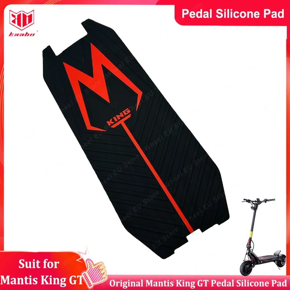 Kaabo Mantis King GT Silicone Mat Carpet Pad Foot Deck Cover Electric Scooter Spare Parts Accessories Red Gold