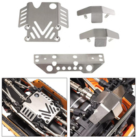 MJX H12Y 304 Stainless Steel Chassis Armor Set For MJX HYPER GO 1/12 MJX H12Y+H12P RC Car Non Destructive Installation Upgrade