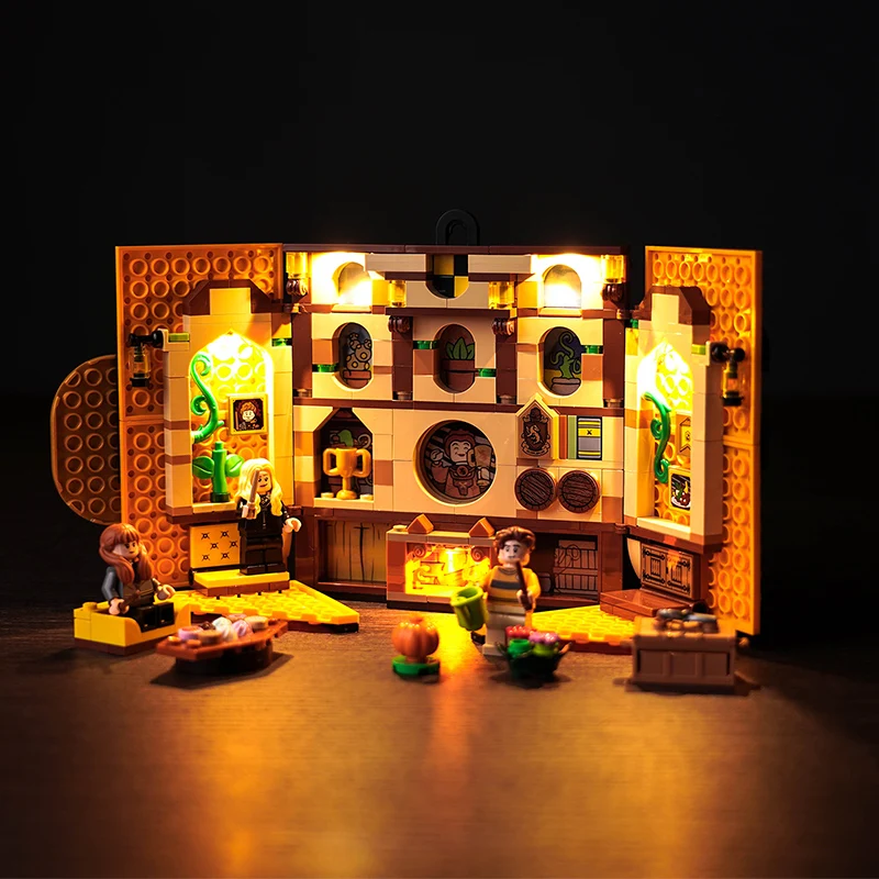 

Lazishi LED light 76412 set for Hufflepuff ™ House Banner building blocks (only including lighting accessories)