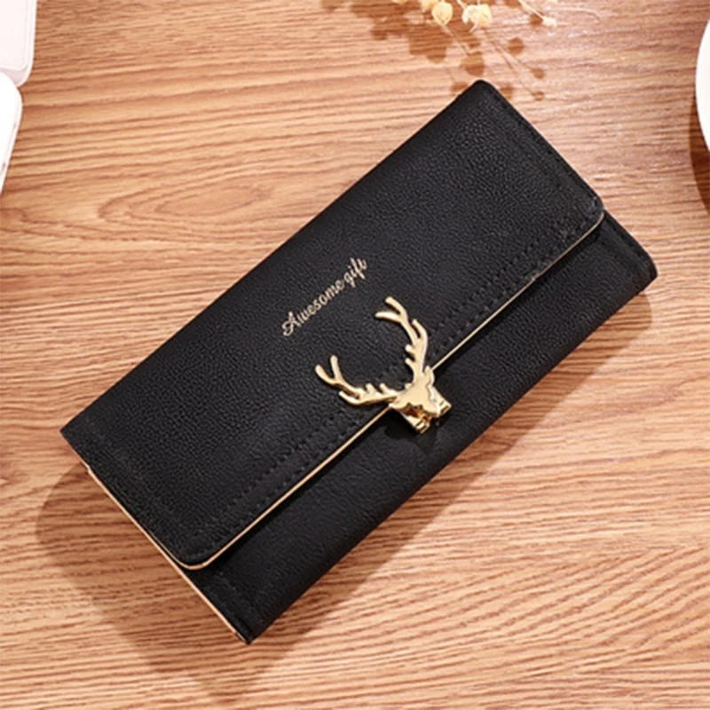 

Credit Card Holder Lady Purse Multi-slot Trifold Long Wallet for Women Wallet Clutch Change