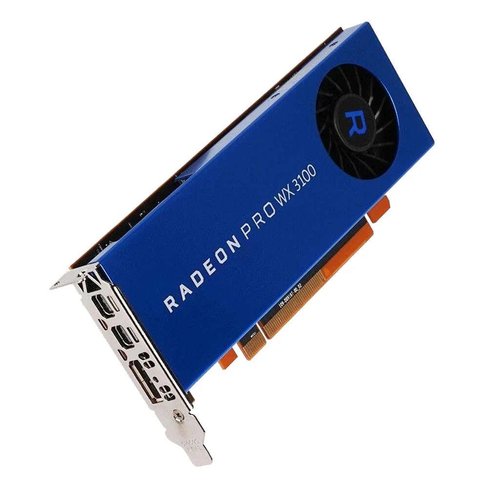 Lotorasia com NV Radeon Pro WX3100 4G placa gráfica profissional para CAD/PS pintura 3D modelagem renderização