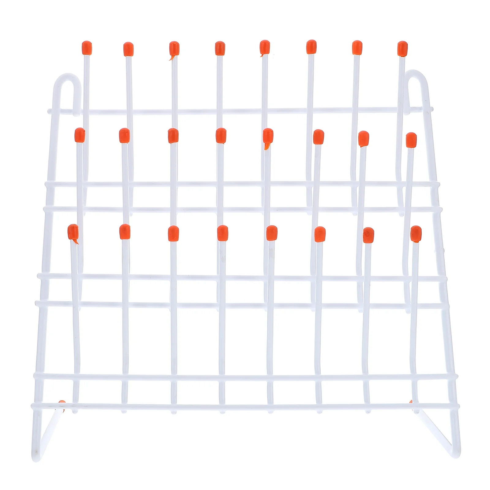 

Professional Laboratory Drain Rack Test Tube Peg Rack Laboratory Beaker Drying Holder for Bench Work or Test Tube Storage