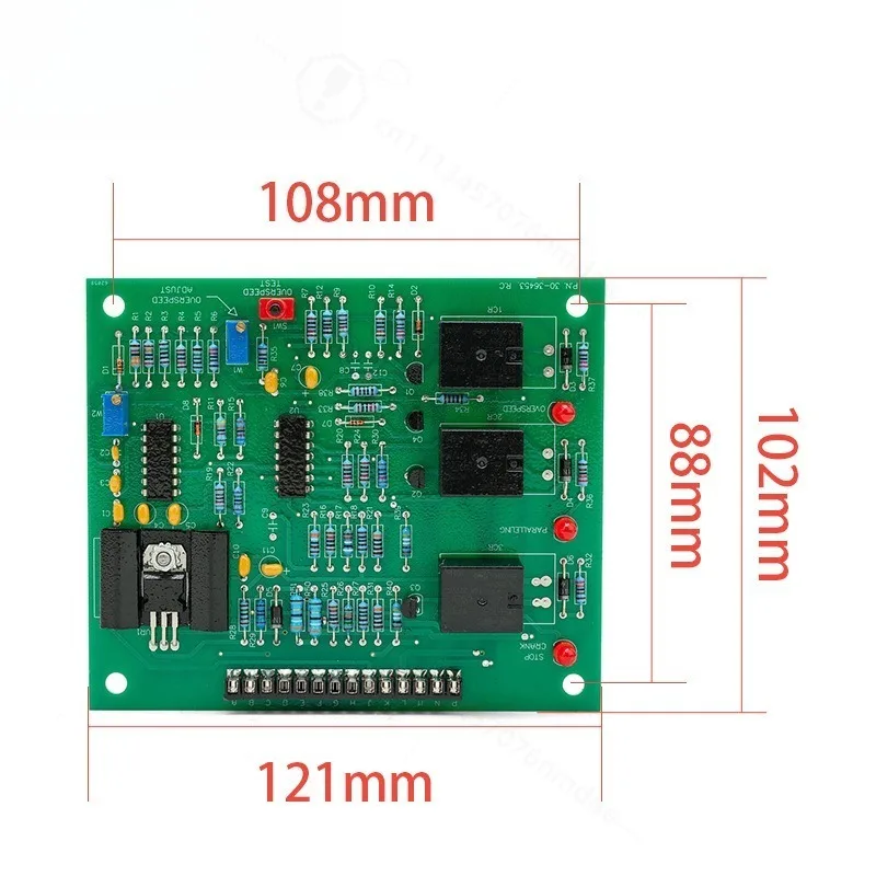 Engine Speed Control Unit Overspeed Protection Board Spare Parts for Diesel Generator Maintenance Workshop Repair