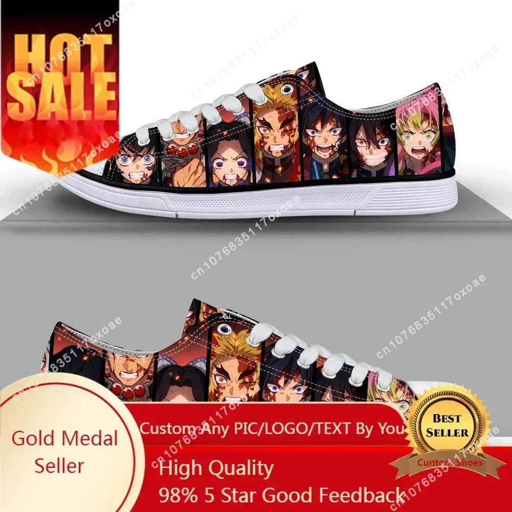 

Anime Tanjiro Kamado Nezuko Kamado Men Casual Shoes Comfortable Fashion Sneaker for Men Shoes Brand Outdoor Leisure Footwear
