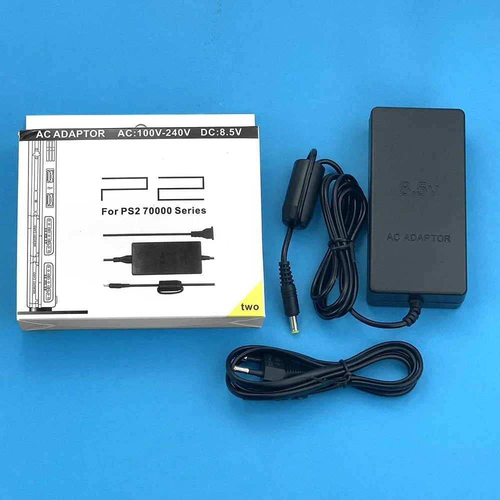 EU-Stecker für PS2-Konsole Slim AC-Adapter Ladekabel Stromversorgung AC100~240V 50/60HZ DC 8,5V--5,65A – Detail 22
