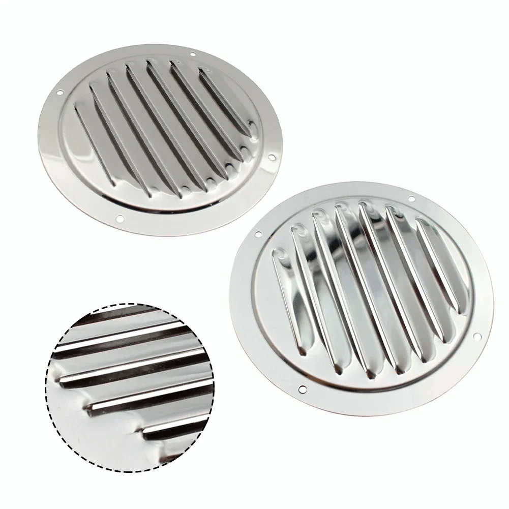 

Stainless Steel Air Vent Grille Round Ventilation Grille Louver Air Outlet Air Conditioner Heating & Cooling Systems Vent