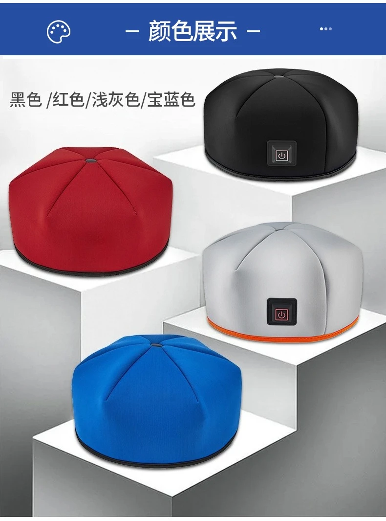 Non-invasive Infrared Light Therapy Hair Growth Cap Helmet - Hair Regrowth Device for Hair Loss Prevention